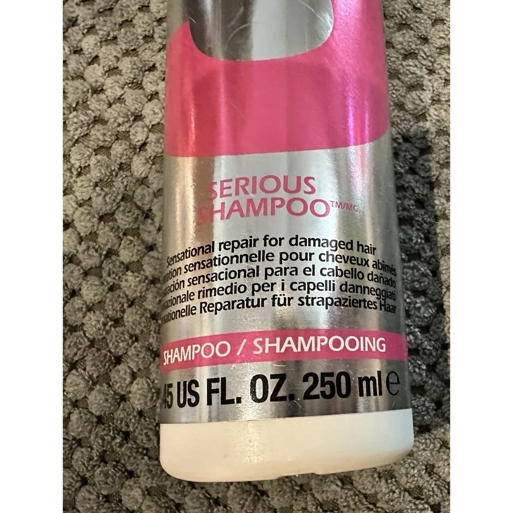 S-FACTOR TIGI SERIOUS SHAMPOO‎ SENSATIONAL FOR REPAIR DAMAGED HAIR -8.45 OZ
